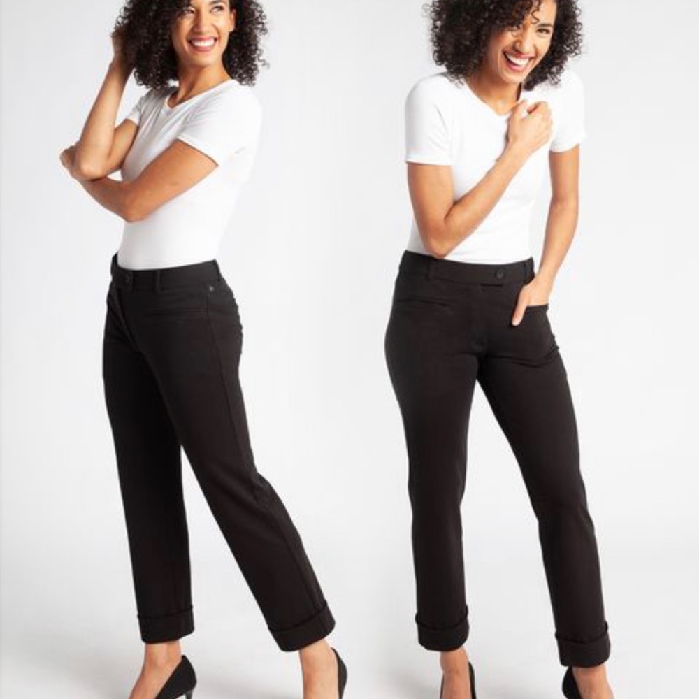 Betabrand Capri Length Dress Pant Yoga Soft Pants